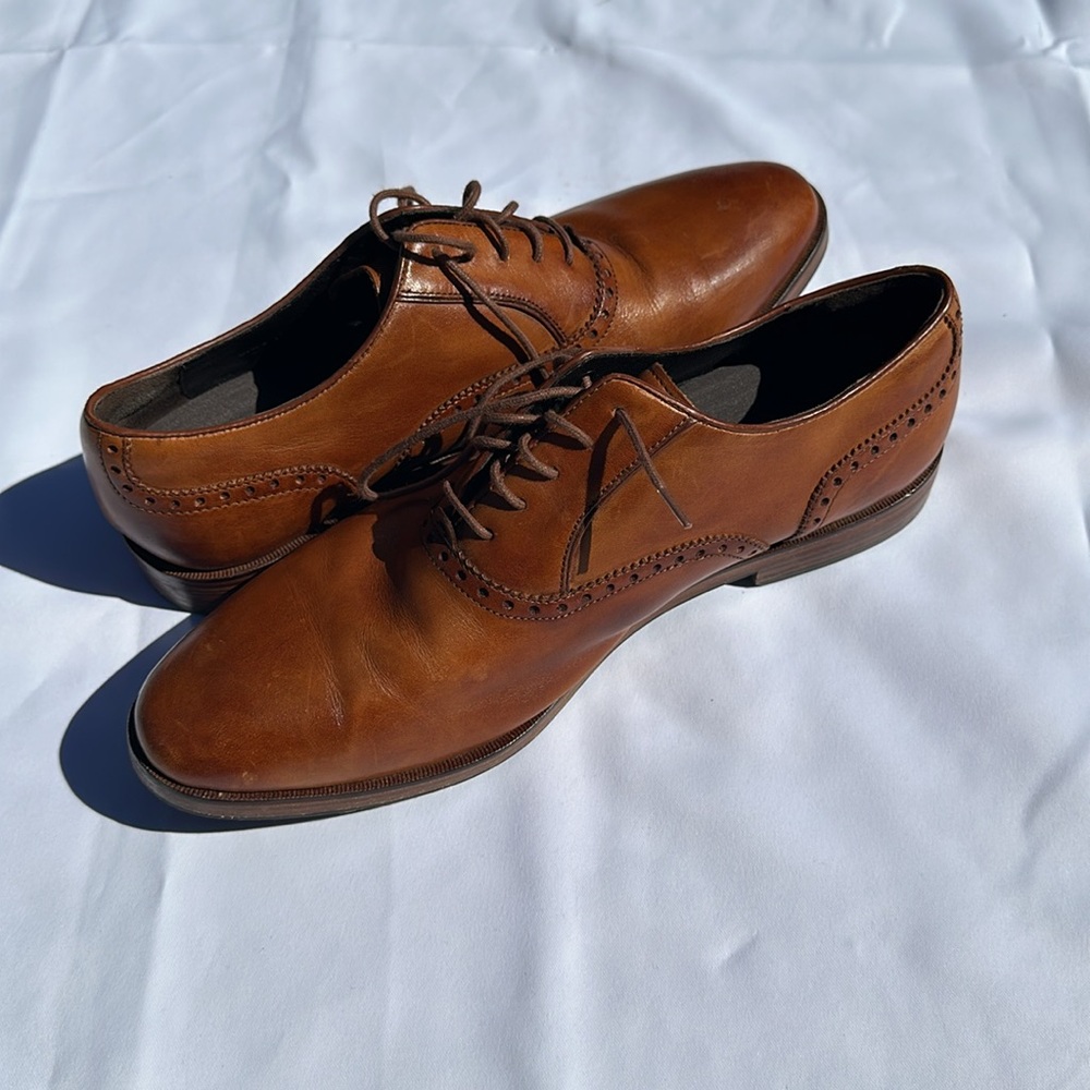 Cole Haan Grand.ØS Mens Brown Dress Shoe, Size 10.5 - Picture 5 of 9